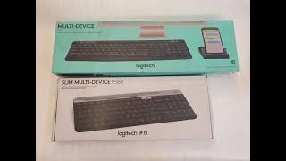 Logitech k375s vs k580 keyboards [upl. by Eirlav]