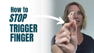 How to Stop Trigger Finger CATCHING and POPPING TRY THIS [upl. by Oglesby]