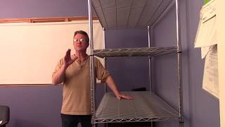 How to Assemble Seville Classics Shelving [upl. by Eselehs]