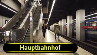 UBahn Station Hauptbahnhof  Munich 🇩🇪  Walkthrough 🚶 [upl. by Girhiny]