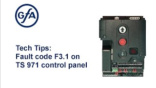 Tech Tips F31 on TS 971 control panel [upl. by Greiner]