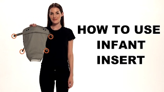 How Do I Use Infant Insert  360 Baby Carrier  Ergobaby [upl. by Kruter]