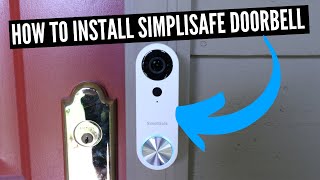 SimpliSafe Doorbell Installation  How To Install Simplisafe Video Doorbell Pro [upl. by Tertia]