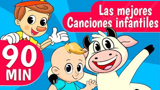 Las 50 Mejores Canciones Infantiles  Canciones infantiles [upl. by Gnus]