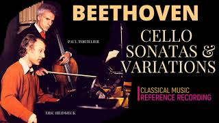 Beethoven  Cello Sonatas n°12345 amp Variations  P° ref rec  Paul Tortelier Eric Heidsieck [upl. by Jael]