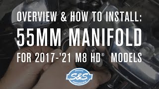 Overview amp How to Install  55mm Performance Manifold for 1721 M8 HD® models [upl. by Dall]