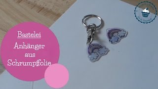 Schlüssenanhänger aus Schrumpffolie  shrink plastic charms  DIY Bastelanleitung  mommymade [upl. by Lowndes]