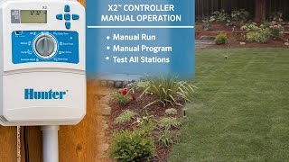 X2 Irrigation Controller Manual Operation [upl. by Schultz]