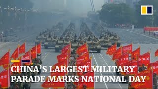 Chinas largest military parade marks National Day [upl. by Jacinthe]