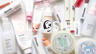 Glossier Favourites  Top 10 Makeup and Skincare Products [upl. by Drofhsa508]