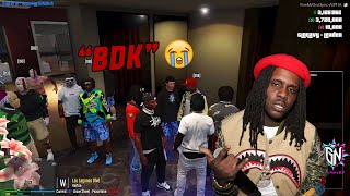 Somebody Started Playing quotBDKquot In Front Of CHIEF KEEF And This Is How He Reacted 🤦‍♂️😂 GTA 5 RP [upl. by Tice]