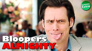 BLOOPERS ALMIGHTY  JIM CARREY Gags Outtakes Compilation [upl. by Eikcuhc]