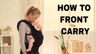 How Do I Front Carry  Original Baby Carrier  Ergobaby [upl. by Arihas]