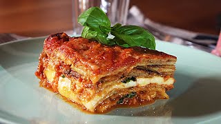 Authentic Italian Aubergine Parmigiana [upl. by Lunt]