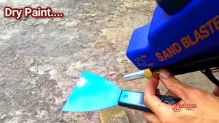 Portable Gravity Feed Sandblasting Gun [upl. by Otha]