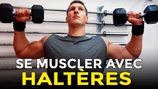 8 EXERCICES POUR SE MUSCLER AVEC DES HALTÈRES EN MUSCULATION [upl. by Cung]