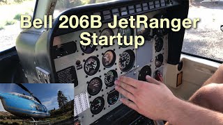 Bell 206B III JetRanger Startup [upl. by Sivrat]