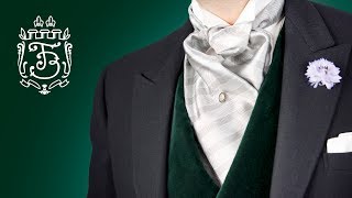 How To Tie A Formal Ascot  Fort Belvedere [upl. by Vyse]