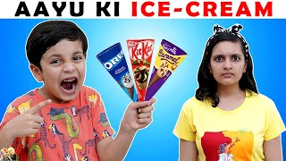 AAYU KI ICE CREAM  Moral Story for kids  Funny Hindi Stories  Aayu and Pihu Show [upl. by Flannery250]