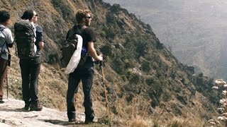 This Couple Filmed the Everest Avalanche Coming at Them [upl. by Egroej]