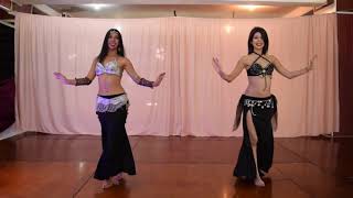 Adarabuka  Khader Ahmad  Danza arabe duo  Bellydance  Raksa Studio [upl. by Damle]