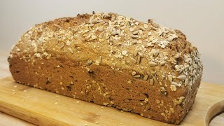 Leckeres Vollkornbrot superschnell und einfach Brot mit vielen Kernen [upl. by Vullo411]