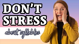 Stressed Syllables word stress in English Part 1 [upl. by Assennev]