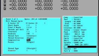 Milltronics CNC Control Basic Demowmv 2010 [upl. by Leiruh]