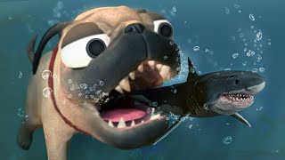 GIANT PUPPERS EATS THE WHOLE OCEAN  Fish Feed and Grow  HD [upl. by Courtland]