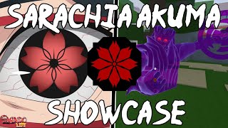 Shindo Life Sarachia Akuma Showcase [upl. by Akcirre]