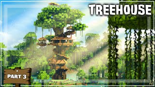 Minecraft How to Build a Treehouse  Download Tutorial 3 [upl. by Norit]