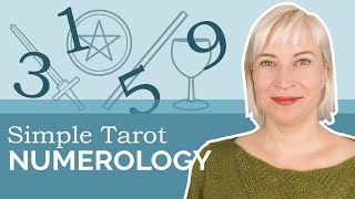 The Tarot Numbered Cards  tarot numerology for beginners [upl. by Esinnej]