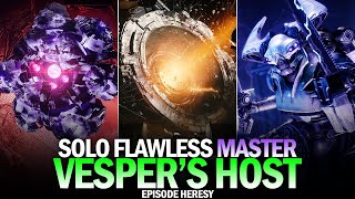 Solo Flawless Master Vespers Host Dungeon Destiny 2 [upl. by Ahsikan]