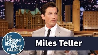 Miles Teller Is a SelfTaught Drummer [upl. by Sueddaht926]