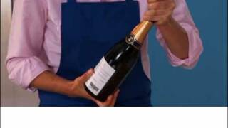 Real Simple How To Open a Bottle of Sparkling Wine [upl. by Tann]