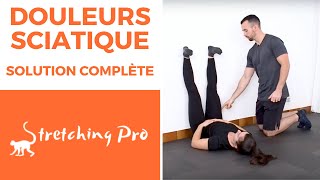 SOULAGER LES DOULEURS SCIATIQUE GRACE AU STRETCHING [upl. by Notsruht]