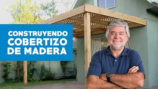 Cómo construir cobertizo de madera [upl. by Rori]