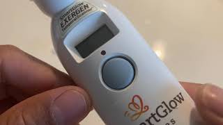 Exergen Smart Glow Thermometer  Instructions [upl. by Ylrebmi845]