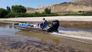 1652 Blazer 40hp Mercury outboard jet in Idaho [upl. by Ylerebmik]