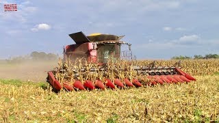 16 row Corn Combine Case IH 8240 AxialFlow [upl. by Niala]