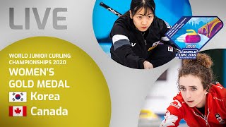 Korea v Canada  Womens gold medal  World Junior Curling Championships 2020 [upl. by Curson]