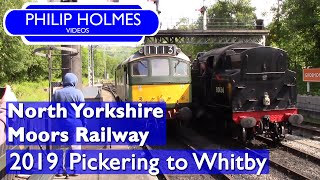 North Yorkshire Moors Railway 2019 Pickering to Whitby [upl. by Raimundo872]