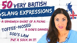 The Most Common British Slang Phrases and Expressions  English Slang Vocabulary [upl. by Nanreik]