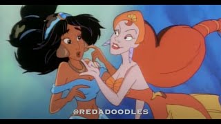 0ARCHIVES  Jasmine Meets Saleen Aladdin The TV Series [upl. by Anitsihc415]