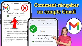 Comment récupérer un compte Gmail nouveau processus  Récupération de compte Google [upl. by Bucella]