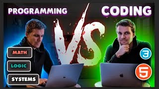 Programming vs Coding  Whats the difference [upl. by Yllitnahc]