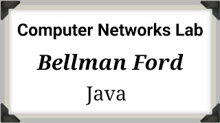 Computer Network Lab  VTU  Program 6  Bellman Ford Algorithm [upl. by Rossen871]