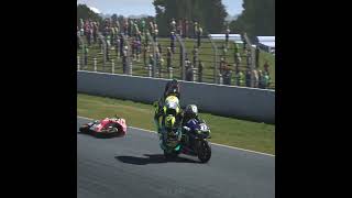 Marquez vs Rossi stoppie [upl. by Atirihs]