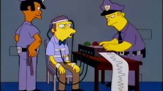 The Simpsons  Moe’s Lie Detector Test [upl. by Dody952]