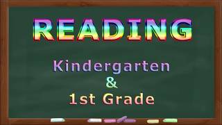 Reading Practice for Kindergarten and First Grade 1 [upl. by Annaeg]